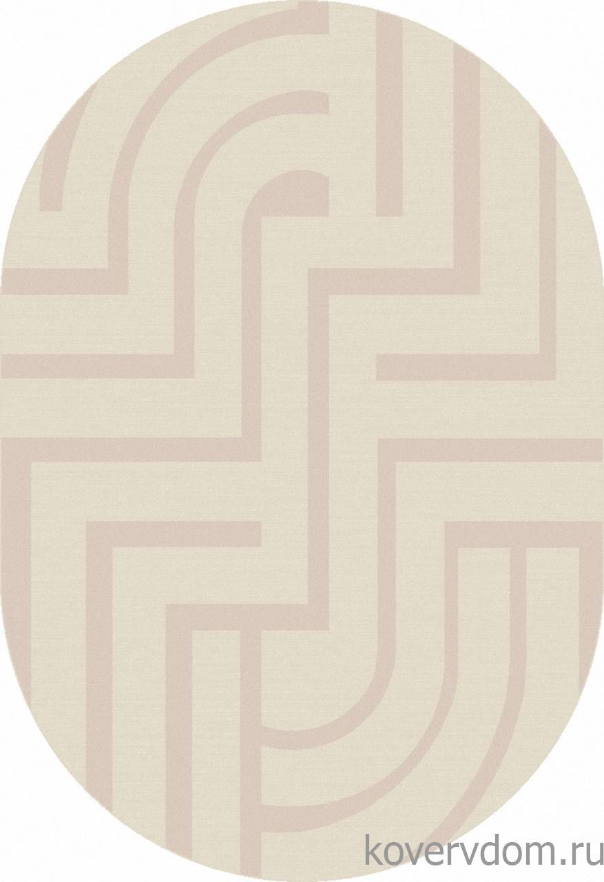 Ковер DIOS F439 LIGHT CREAM Овал