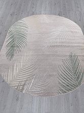 Ковер MERINOS из России LIMAN-A F167 GRAY-D.GREEN Овал
