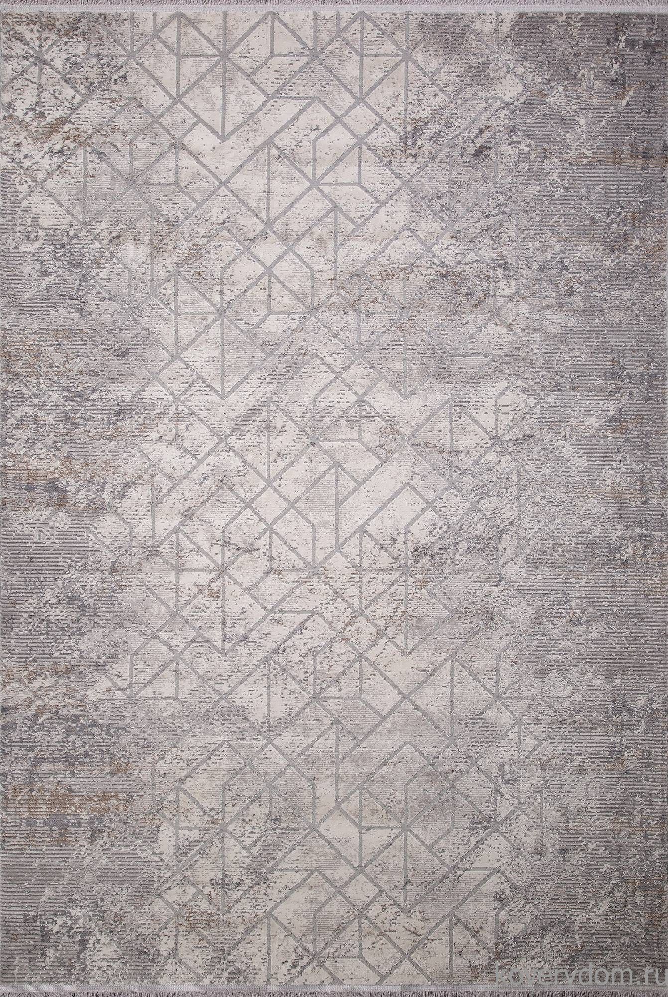 Ковер ALANYA 22562A WHITE / L.GREY Ковер ALANYA 22562A WHITE / L.GREY