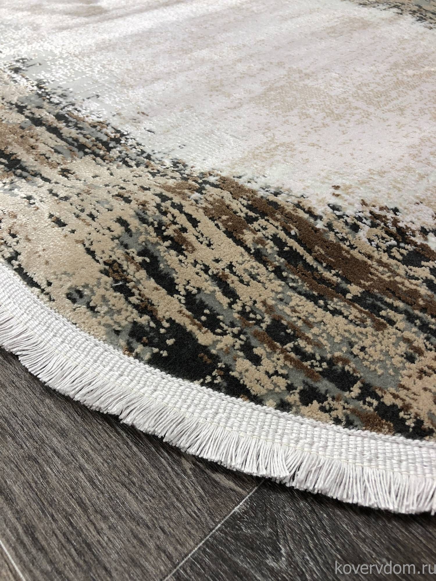 Ковер DOKU 9348B GREY / BROWN Овал Ковер DOKU 9348B GREY / BROWN Овал