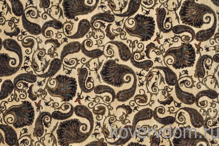 Ковер ручной работы из шелка и шерсти Silk-Wool FR-1A Ivory