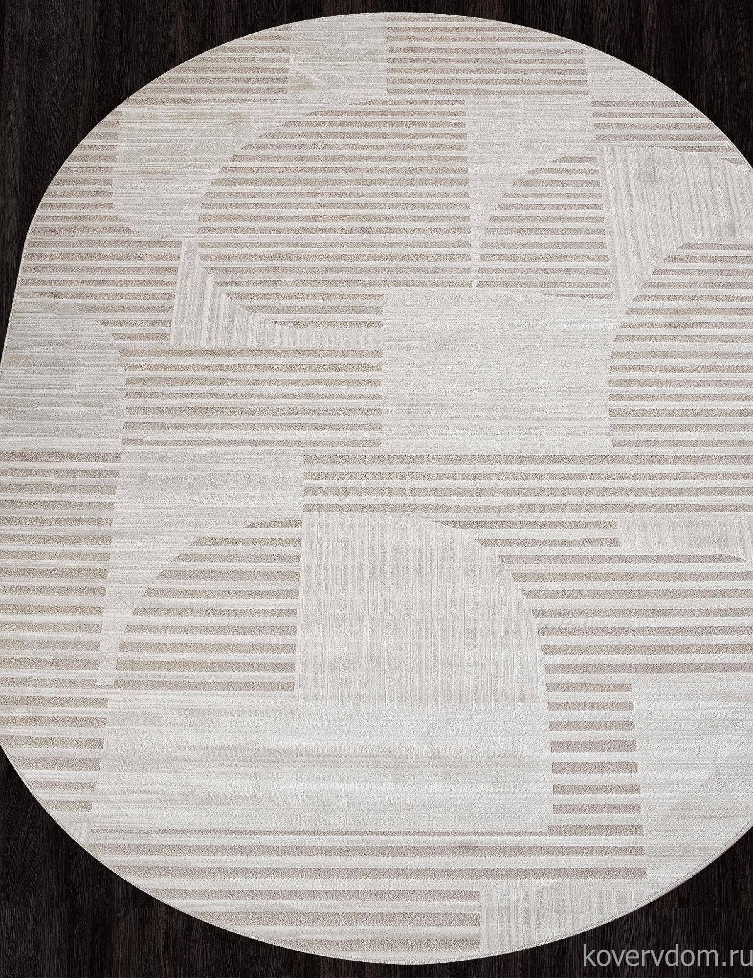 Ковер DIOS-A F440 CREAM Овал