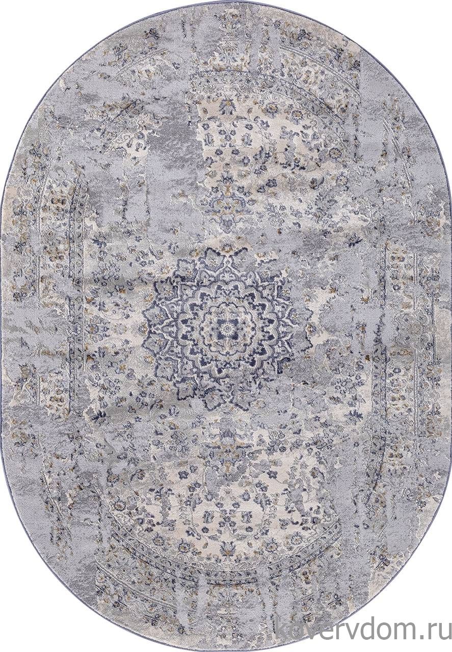 Ковер MARDAN 5106A COKEN D.GREY / BLUE Овал Ковер MARDAN 5106A COKEN D.GREY / BLUE Овал