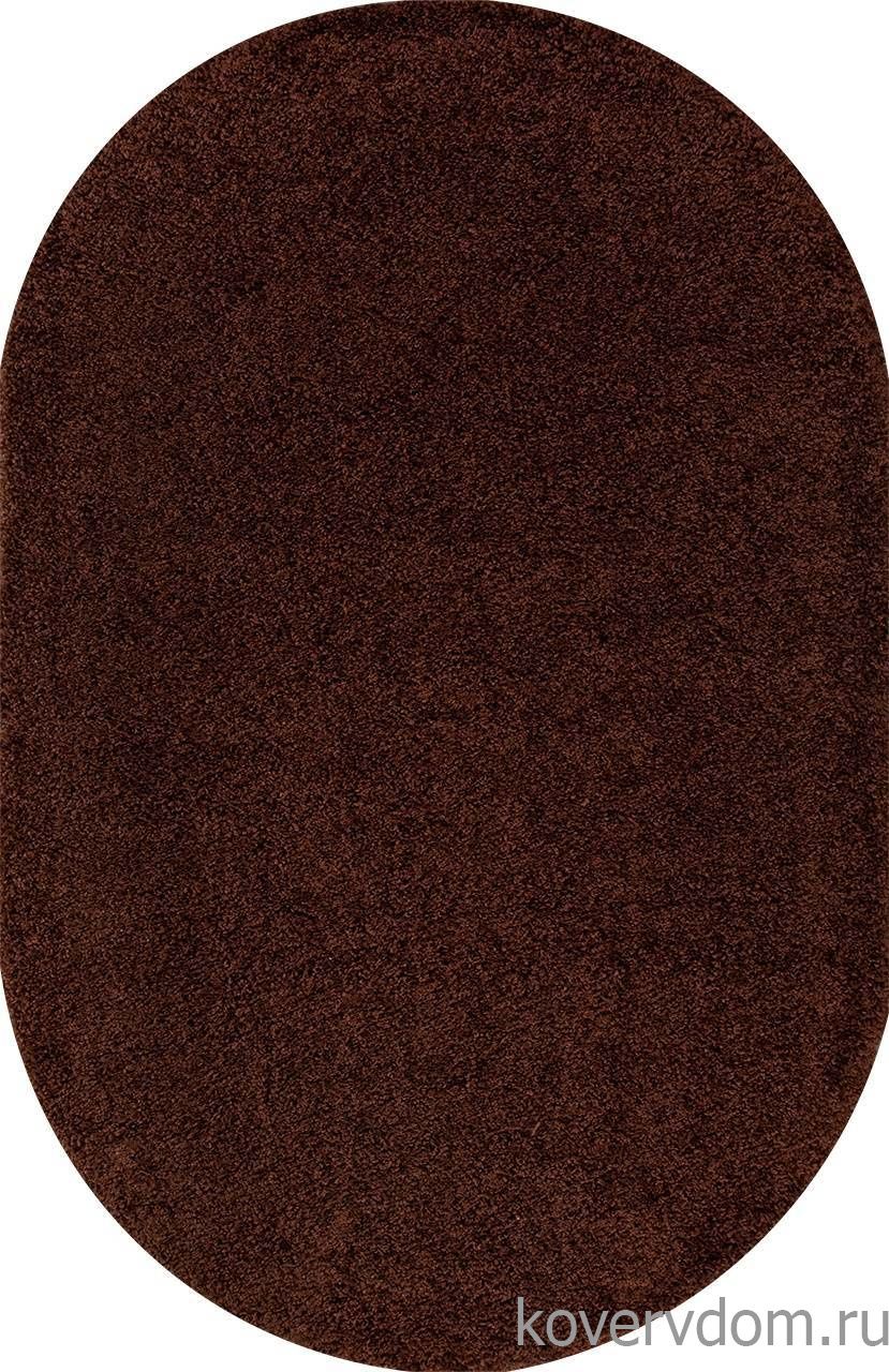 Ковер SHAGGY ULTRA S600 BROWN Овал