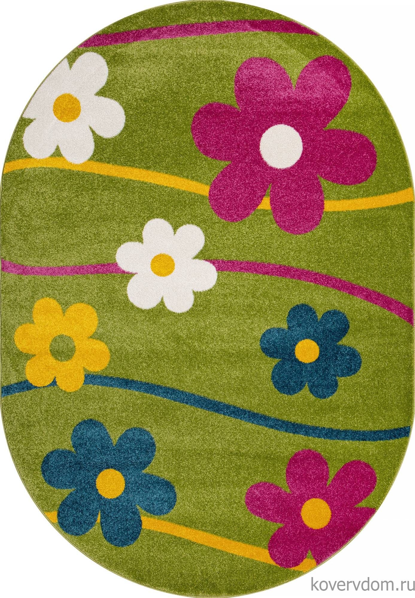 Ковер RIO 1021 GREEN Овал Ковер RIO 1021 GREEN Овал