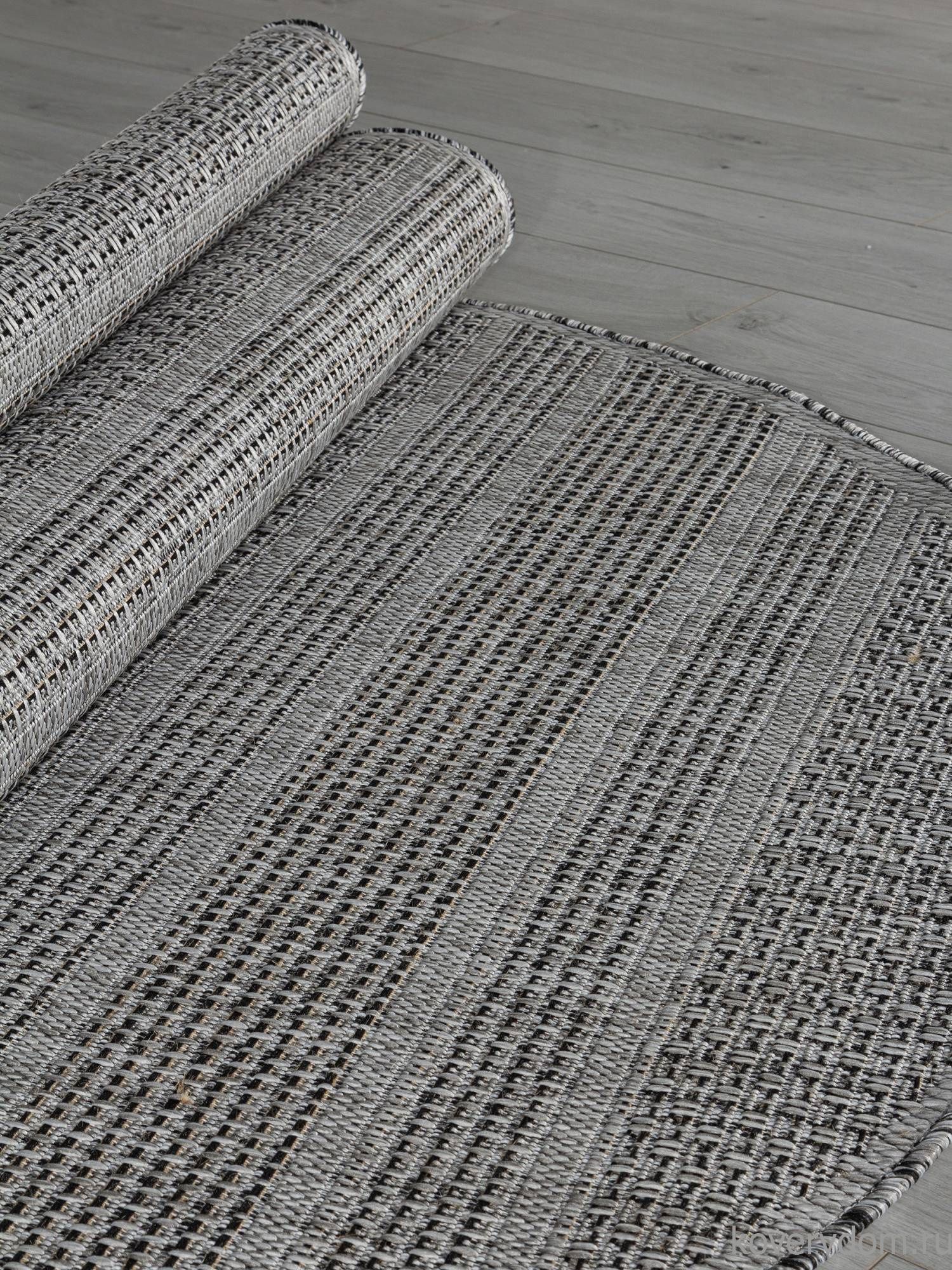 Ковер KAIR S157 DARK GRAY Овал Ковер KAIR S157 DARK GRAY Овал