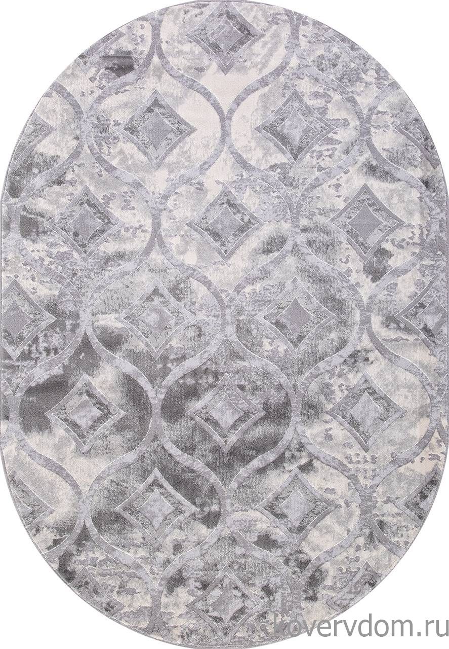 Ковер MARDAN 5023A COKEN D.GREY / K.GREY Овал