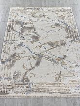 Пушистый ковер MOSSO 27243A GRY / BLUE