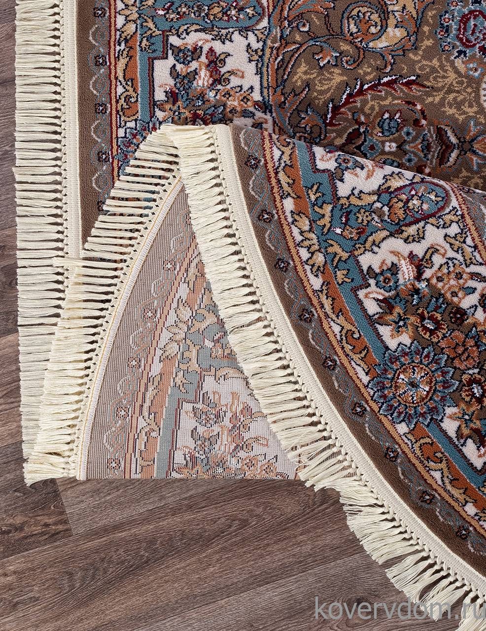 Ковер SHAHREZA D728 BROWN Овал