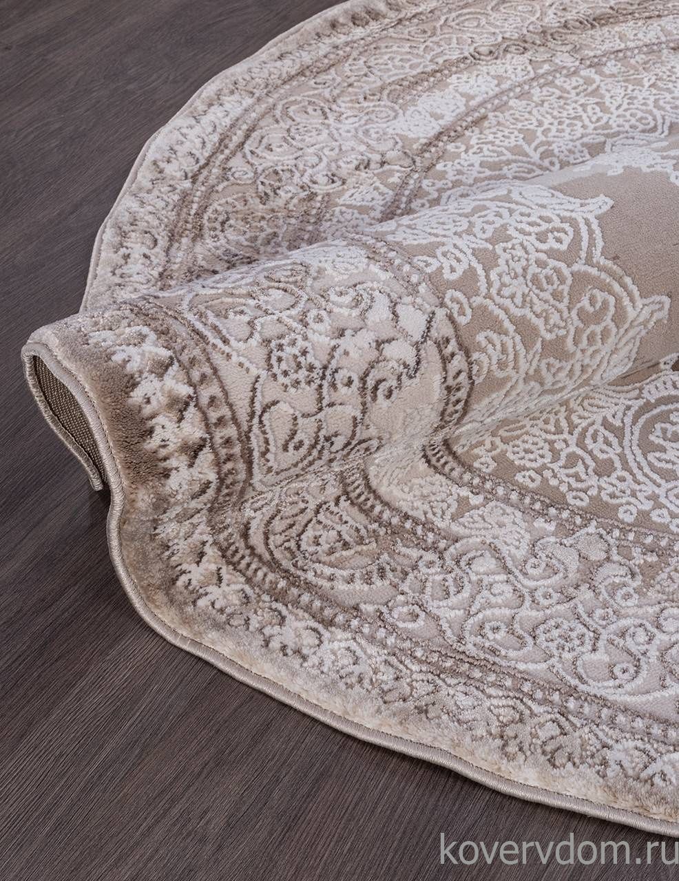 Ковер ARMINA 03704A BROWN / BROWN Круг Ковер ARMINA 03704A BROWN / BROWN Круг