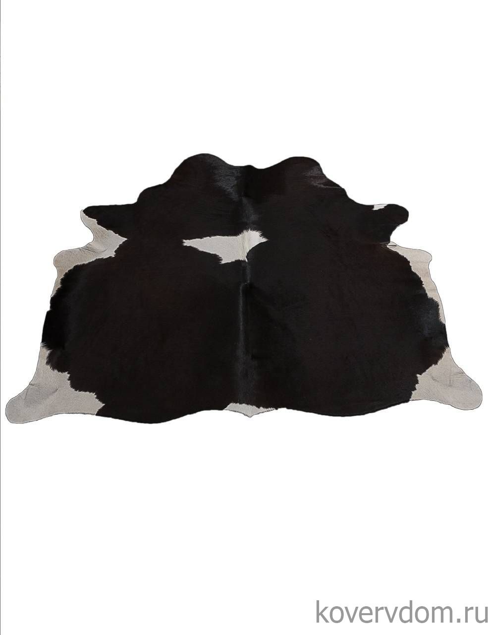 Ковер из натуральной коровьей шкуры KRS070 BLACK
