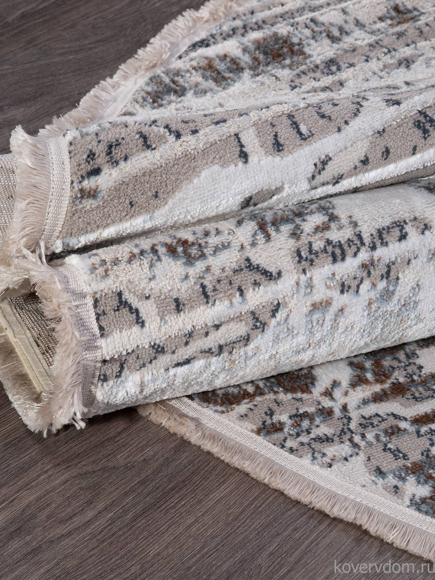 Ковер RODOS 7471A L.BLUE / CREAM Овал