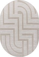 Красивый ковер DIOS-A F439 CREAM Овал
