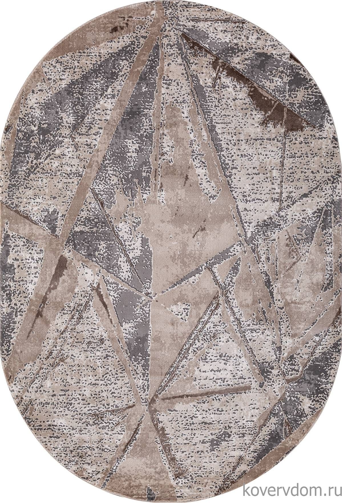 Ковер ARMINA 04022C GREY / BROWN Овал