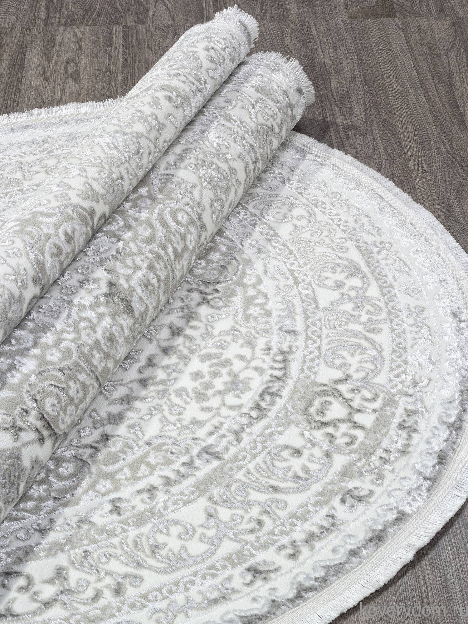 Ковер ALFANI Q011A GREY FDY / CREAM SHRINK Овал