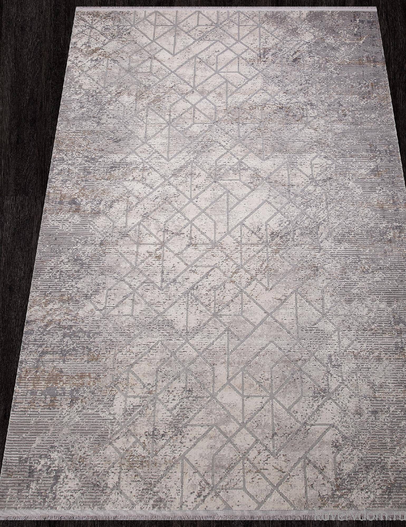 Ковер ALANYA 22562A WHITE / L.GREY Ковер ALANYA 22562A WHITE / L.GREY