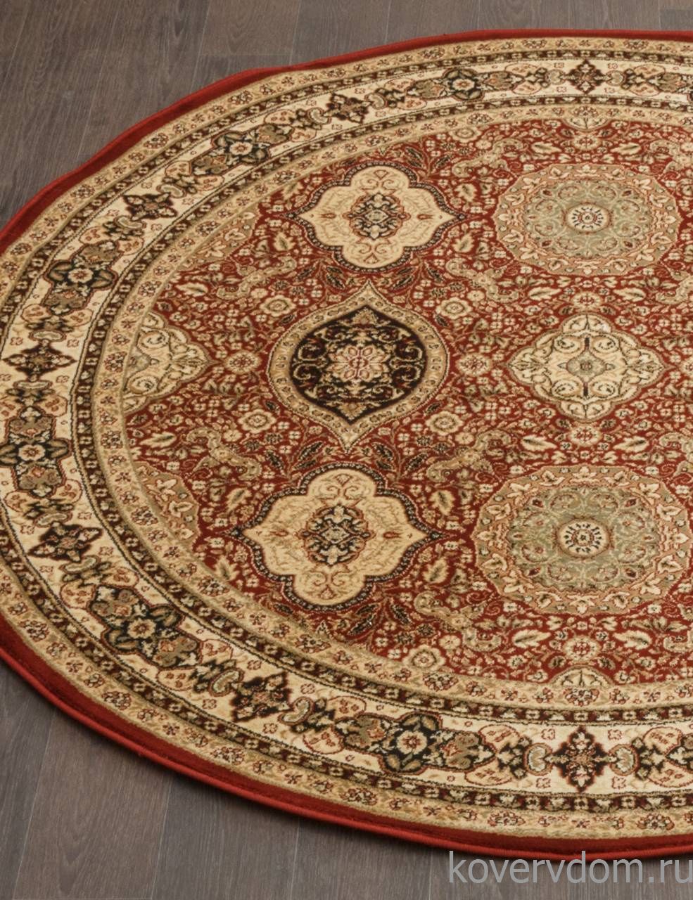 Ковер IZMIR d101 RED Круг