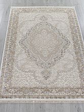 Пушистый ковер MOSSO 27226A BEIGE / NAVY